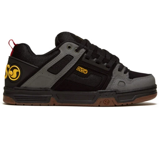 DVS Comanche Shoes - Black/Charcoal/Gum Nubuck