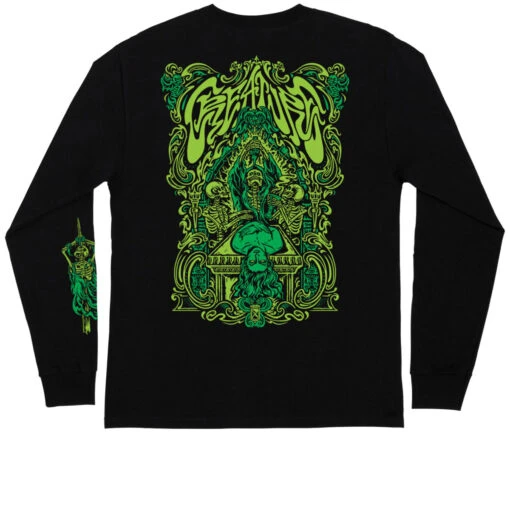Creature Psychrofice Long Sleeve T-Shirt - Black