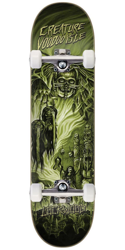 Creature Lockwood Voodoo Isle 2 VX Everslick Skateboard Complete - 8.25"