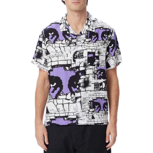 Obey Detector Woven Shirt - White Multi
