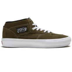 Vans Skate Half Cab Shoes - Dark Olive