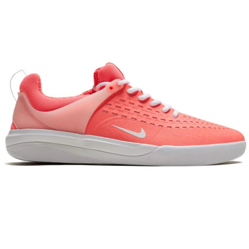 Nike SB Zoom Nyjah 3 Shoes - Hot Punch/White/Hot Punch/Hot Punch