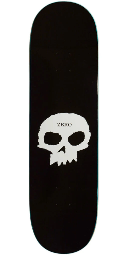 Zero Single Skull Skateboard Deck - 8.75"