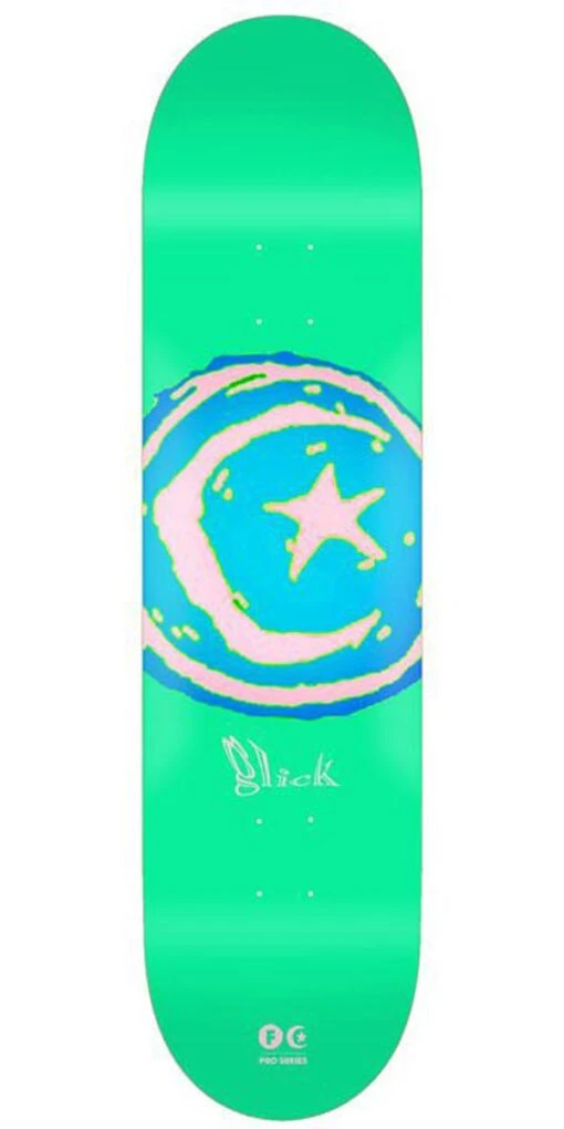 Foundation Glick Star And Moon Skateboard Deck - 8.25"