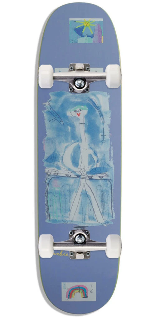 There Nadair Marbie Big Girl Skateboard Complete - Blue - 8.50"