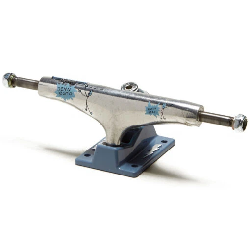 Thunder Jenn Soto Pro Hollow Lights Skateboard Trucks - Polished/Blue - 147mm