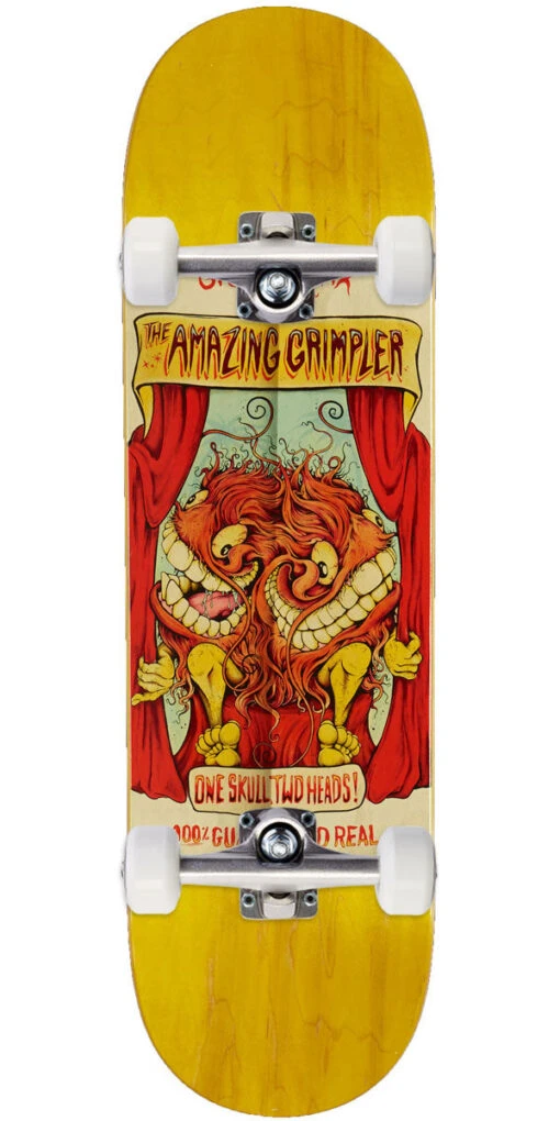 Anti-Hero Team Grimple Stix Sideshow Skateboard Complete - 8.75"