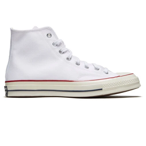 Converse Chuck 70 Hi Shoes - White/Garnet/Egret
