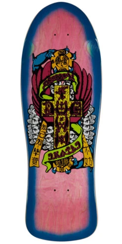 Dogtown Eric Dressen Hands Reissue Skateboard Deck - Assorted/Blue Fade - 10.125"