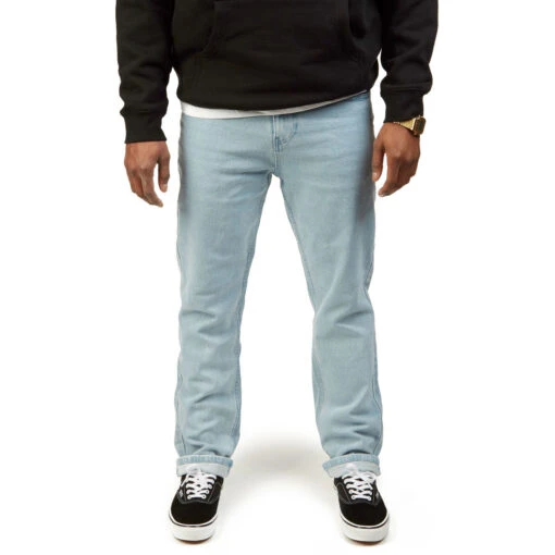 CCS 12oz Stretch Straight Denim Jeans - 12oz Bleach Wash