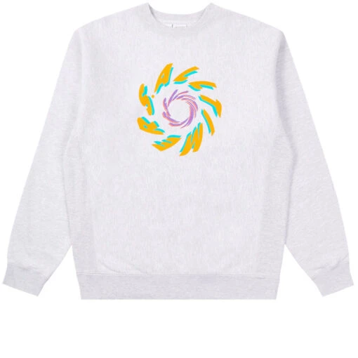 Alltimers Spin Cycle Heavyweight Crew Sweatshirt - Heather Grey