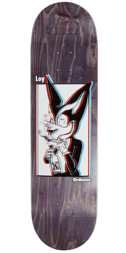 Birdhouse Loy 3D Animals Skateboard Deck - 8.38"