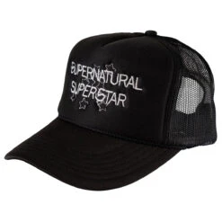 Welcome Superstar Trucker Hat - Black