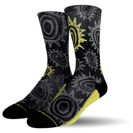 Merge4 New Deal Sun Pattern Socks