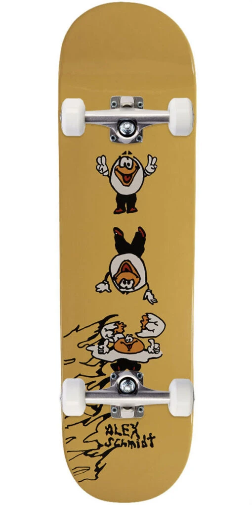 WKND Eggy Alex Schmidt Skateboard Complete - Yellow - 8.60"