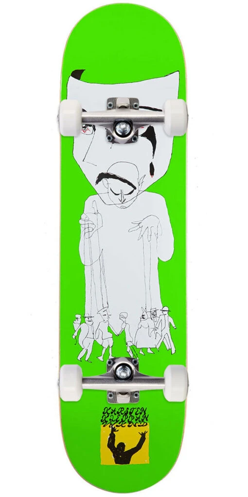 WKND Marionette Karsten Kleppan Skateboard Complete - Lime - 8.375"